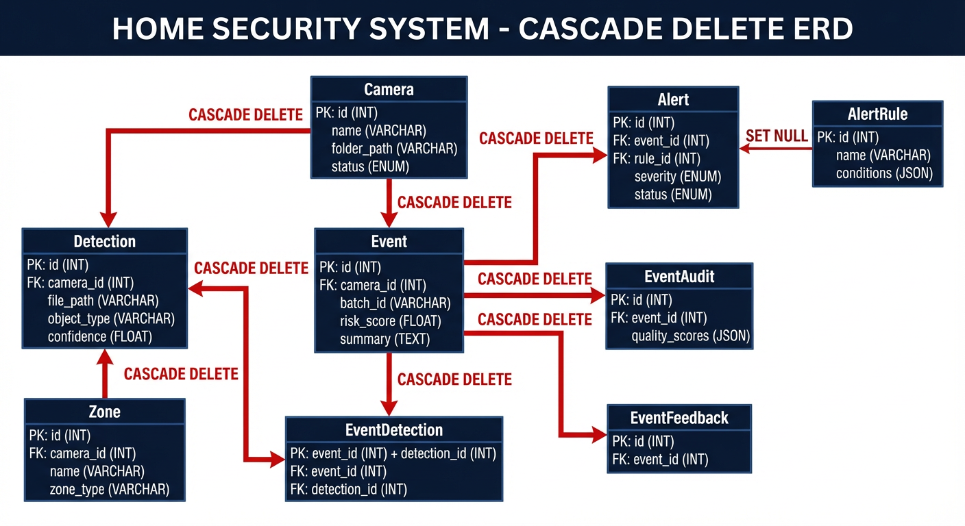 Database Cascade Delete